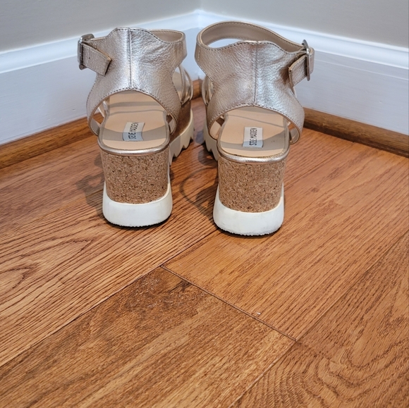 Steve Madden Kirsten Cork Wedge Platform Sandal - Picture 7 of 10